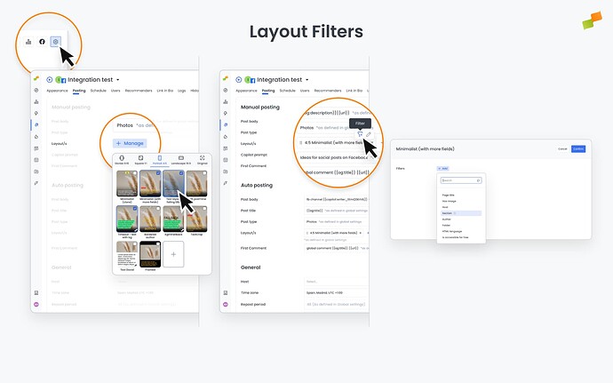 Layout Filters