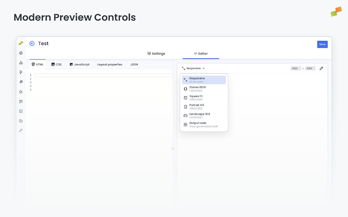 Refreshed Layout Editor with Modern Preview Controls