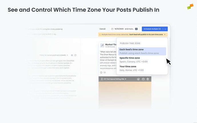 See and Control Which Time Zone Your Posts Publish In