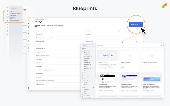 Blueprints Management